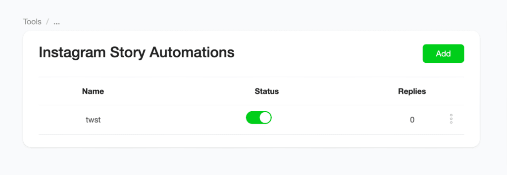 Instagram Story Automations